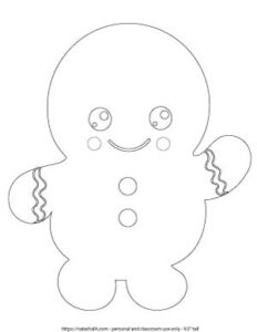 11 Free Printable Gingerbread Man Templates The Artisan Life