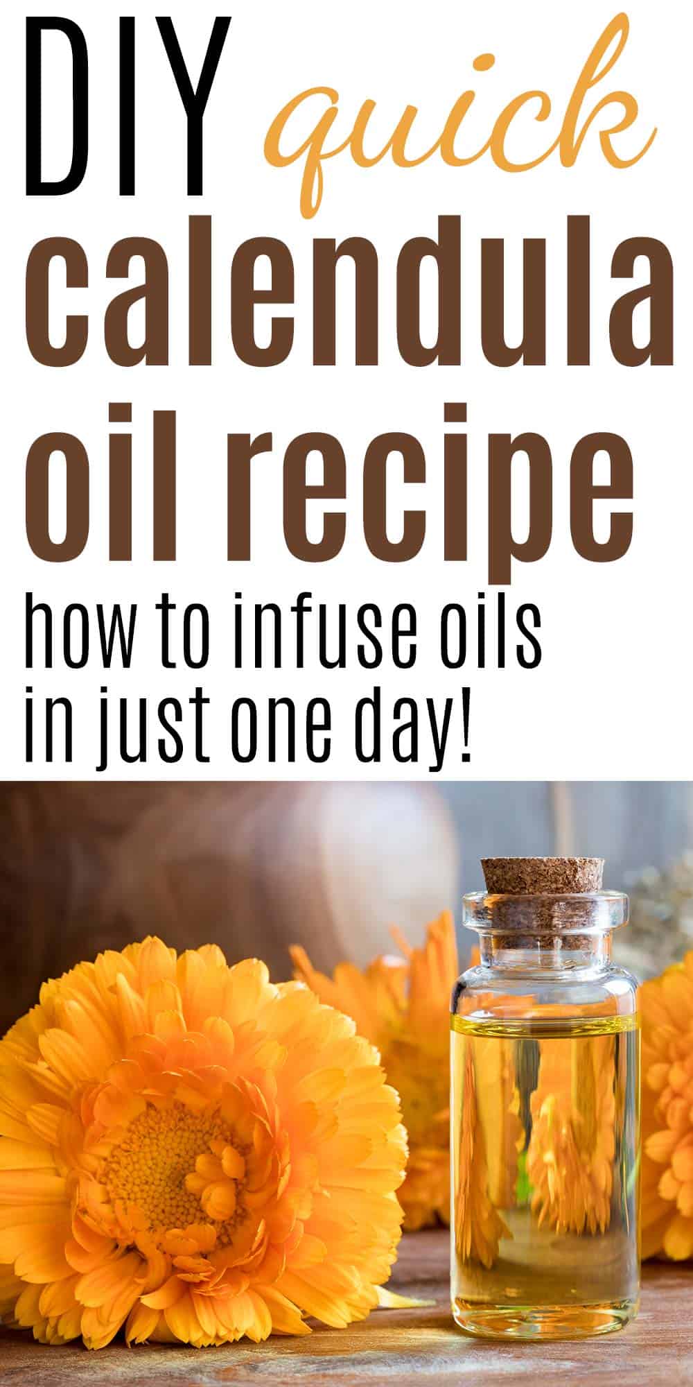 diy quick calendula oil recipe