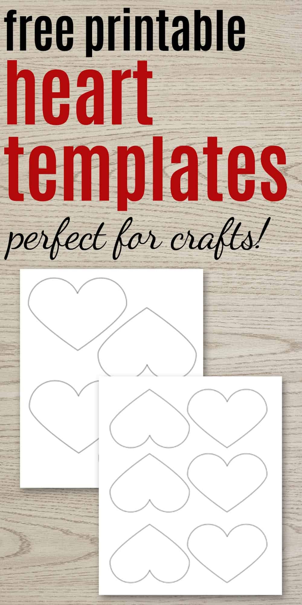 free printable heart templates for crafts