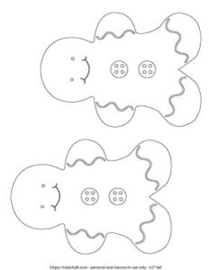 11 Free Printable Gingerbread Man Templates - The Artisan Life