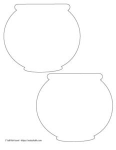 Free Printable Fish Bowl Templates The Artisan Life Free Printable Fish Bowl Templates The Artisan Life