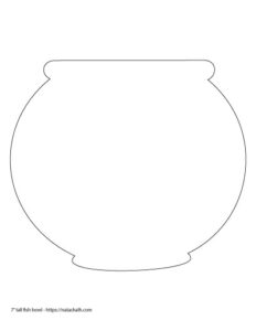 Free Printable Fish Bowl Templates - The Artisan Life