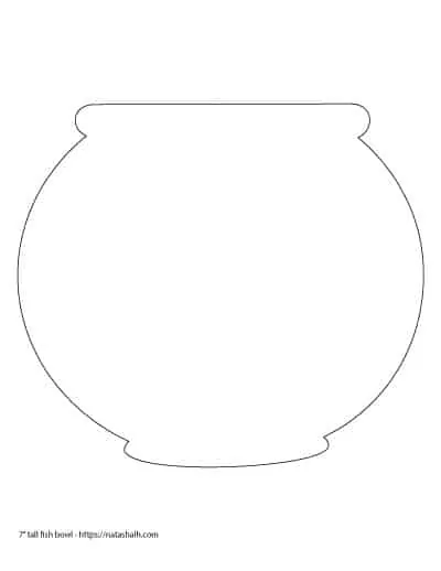 Free Printable Fish Bowl Templates The Artisan Life