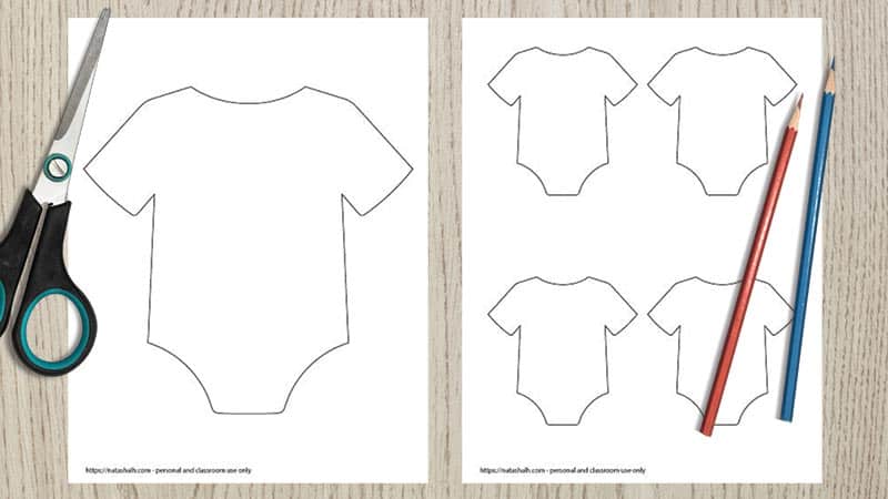 Baby Onesie Tag Template Free