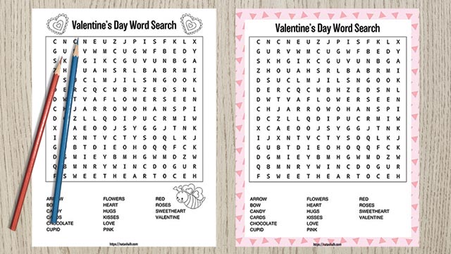 free printable valentine s day word search the artisan life