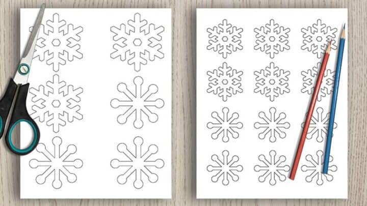 40+ Free Printable Snowflake Stencils &amp; Templates - The Artisan Life