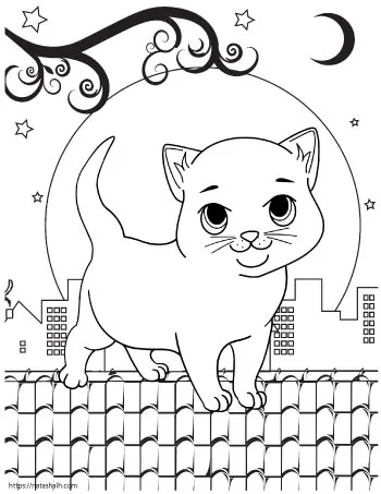 Download Super Cute Cat Coloring Pages Easy No Prep Kids Activity The Artisan Life