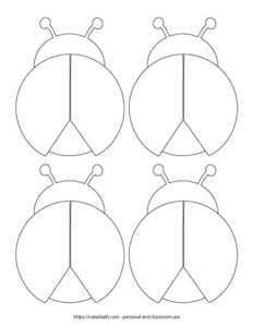 9 Free Printable Ladybug Templates (cute for coloring & crafts!) - The ...