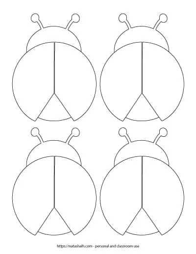 9 Free Printable Ladybug Templates Cute For Coloring Crafts The Artisan Life