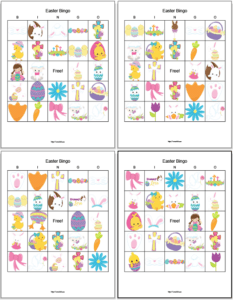 Free Printable Easter Bingo (secular and religious versions) - The ...