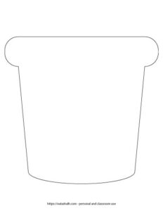 Free Printable Flower Pot Templates - The Artisan Life