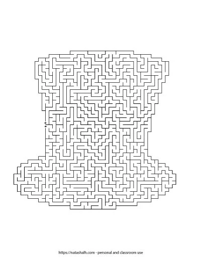 10 free st patrick s day maze printables easy no prep activity for kids at home the artisan life