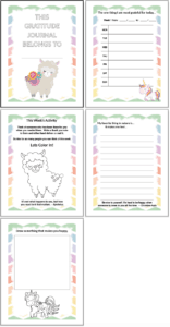Printable Gratitude Journal for Kids (to help your child develop an