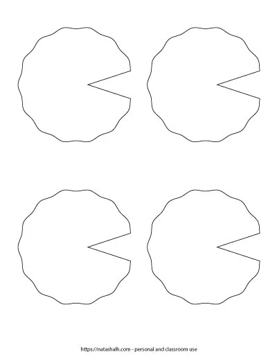 Free Printable Lily Pad Templates For Crafts Frog Life Cycle Study The Artisan Life