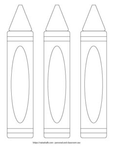 Free Printable Crayon Templates - The Artisan Life