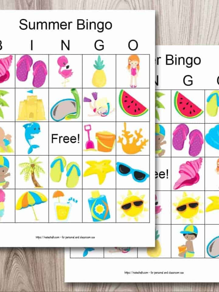 Free Printable Picture Bingo - The Artisan Life