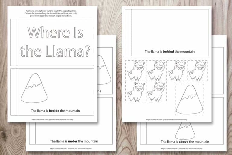 Super Cute Free Printable Llama Preschool Pack (to keep your kids busy ...