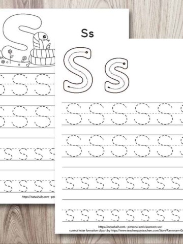 Alphabet Tracing Worksheets - The Artisan Life
