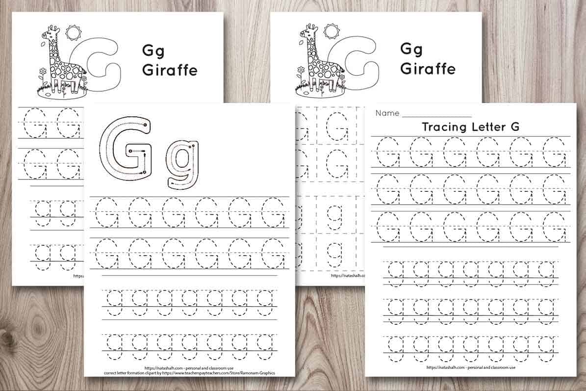 Free Printable Letter G Tracing Worksheets  The Artisan Life