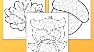 Free Printable Fall Themed Different and the Same Worksheets - The ...