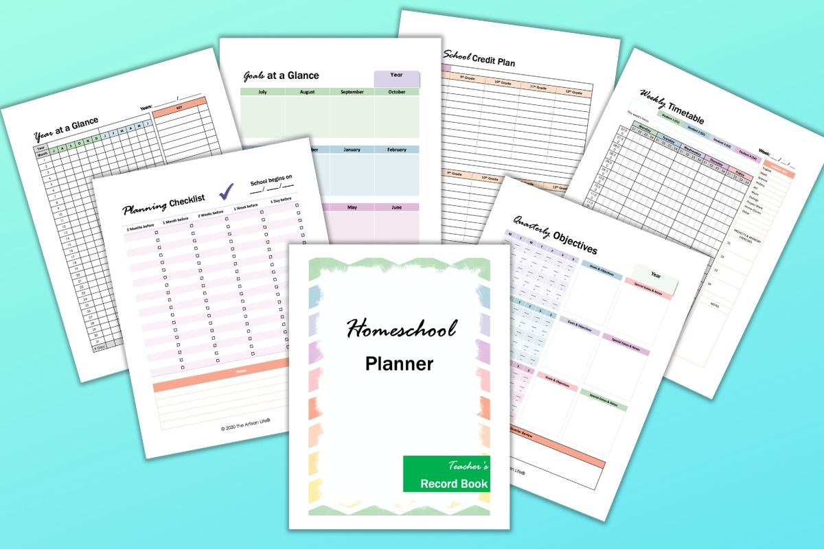 Must Have Free Printable Homeschool Planner The Artisan Life Must Have Free Printable Homeschool Planner The Artisan Life