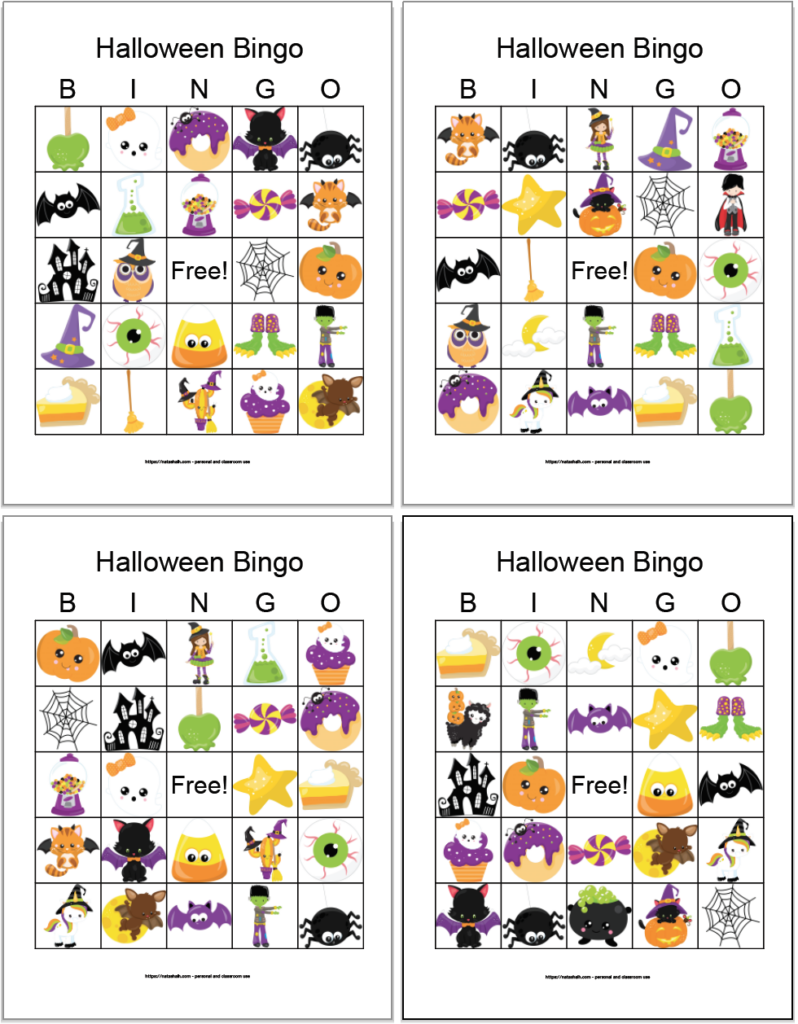 Halloween Bingo Game - Halloween Activities