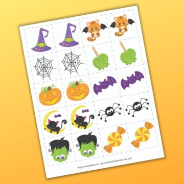 Free Printable Halloween Matching Cards: low-prep activity for toddlers ...