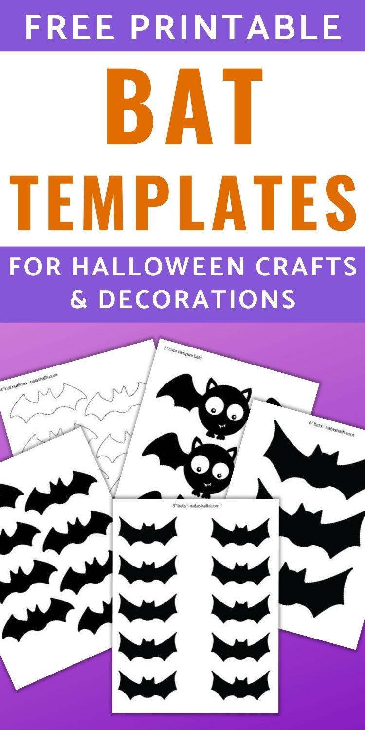 10+ Free Printable Bat Outline Templates - The Artisan Life