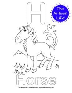 Free Printable Alphabet Coloring Pages: no-prep way to teach the ABCs ...