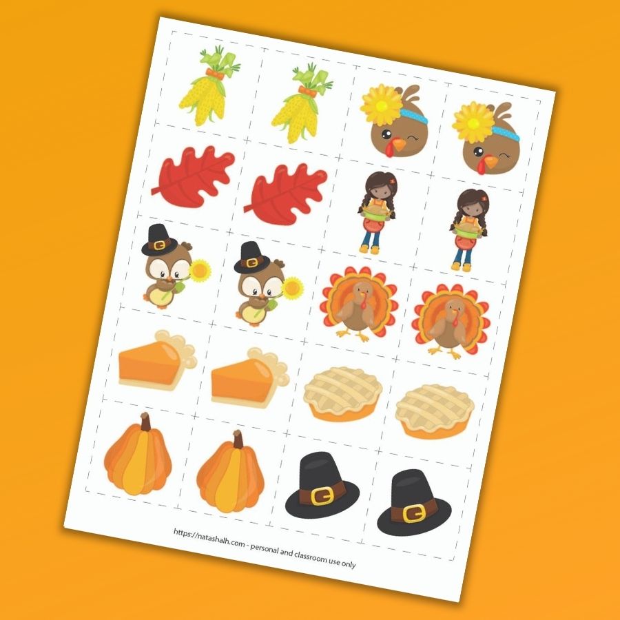 Thanksgiving Game Printable 2023 Thanksgiving Game Autumn 