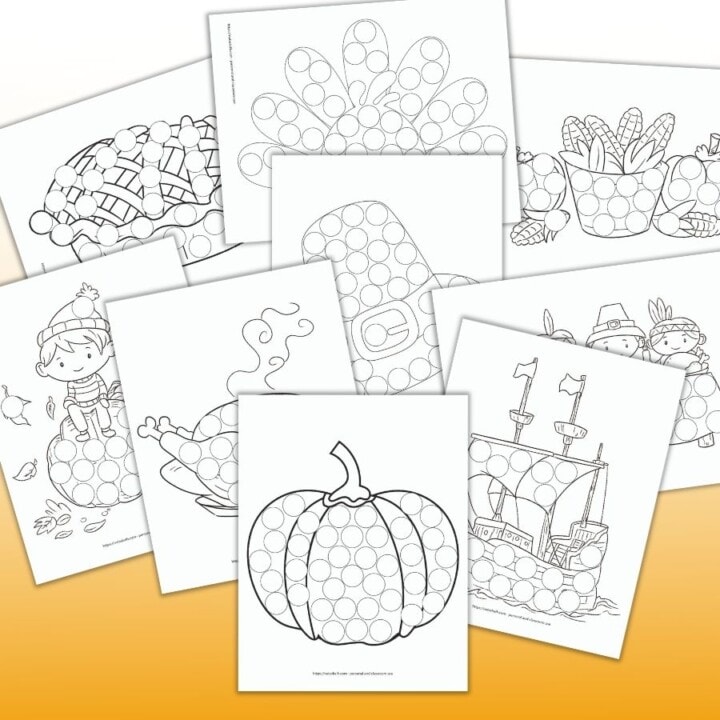 Free Printable Farm Animal Dot Marker Coloring Pages for Toddlers ...