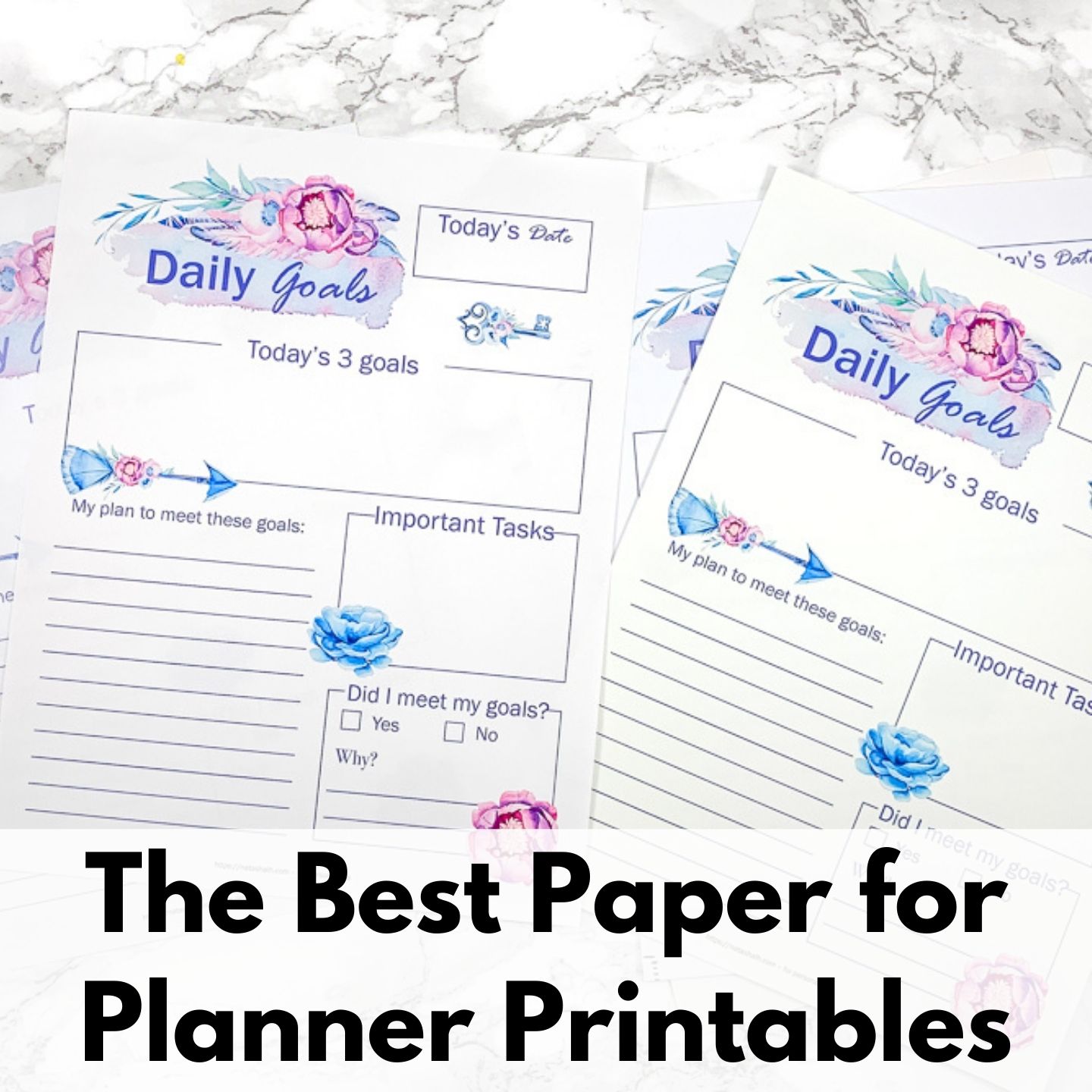 Planner Q&A: Personal Wide Inserts in a Personal Planner? Paper I Use For  Printables? 