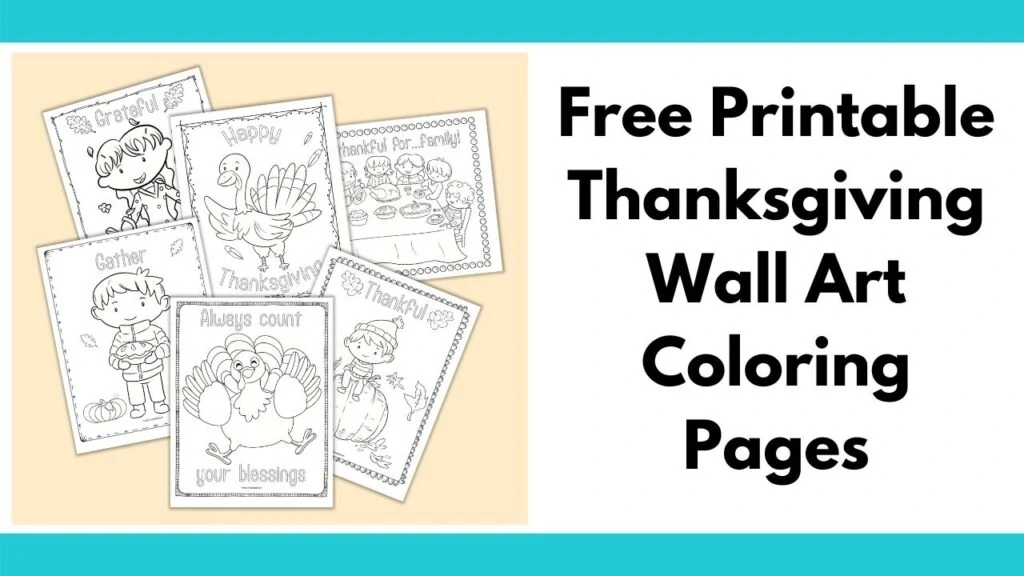 free printable thanksgiving borders