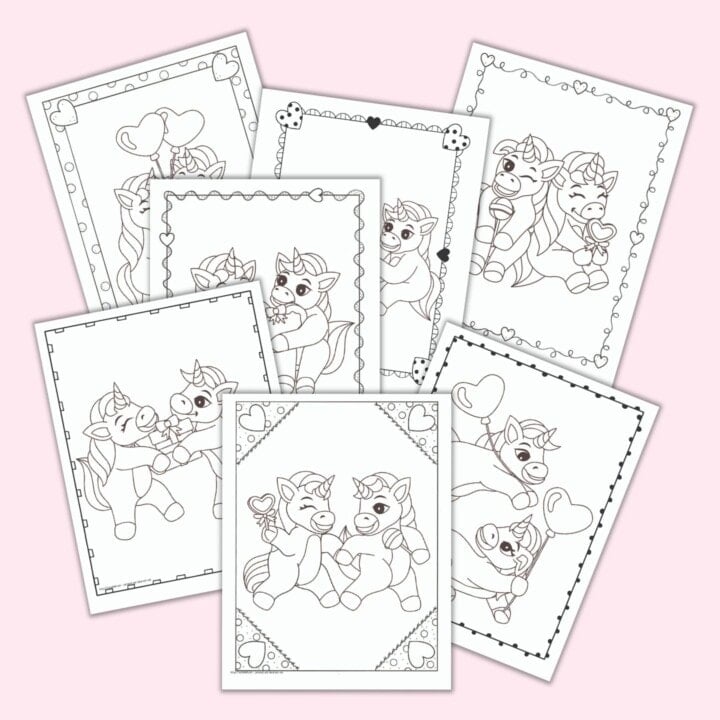 Free Printable February Cut and Paste - The Artisan Life