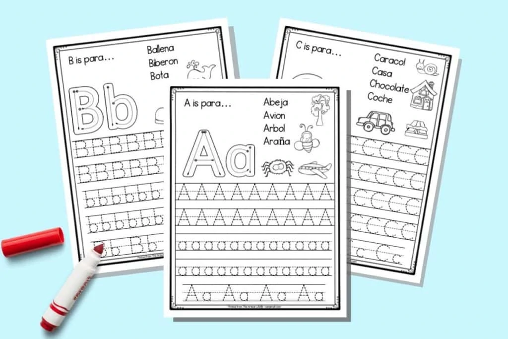 Letter H Printables in Spanish  High frequency words activities, Letter  activities, Word activities