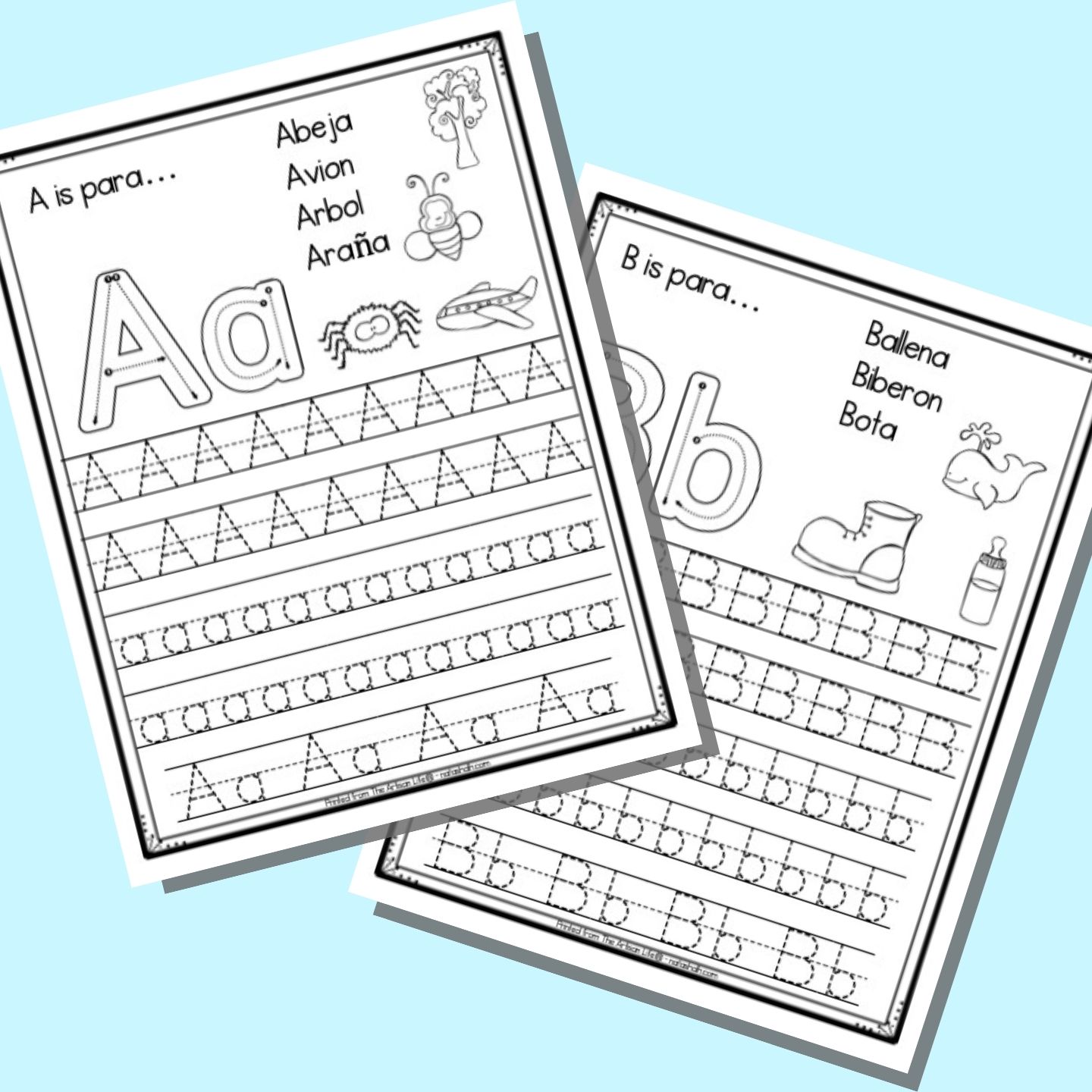 Spanish Alphabet Worksheet