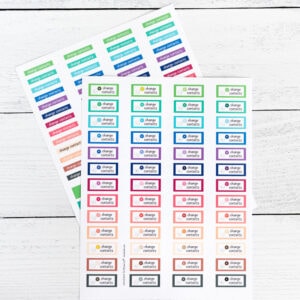 Free Printable Change Contacts Reminder Planner Stickers for HPC & EC ...