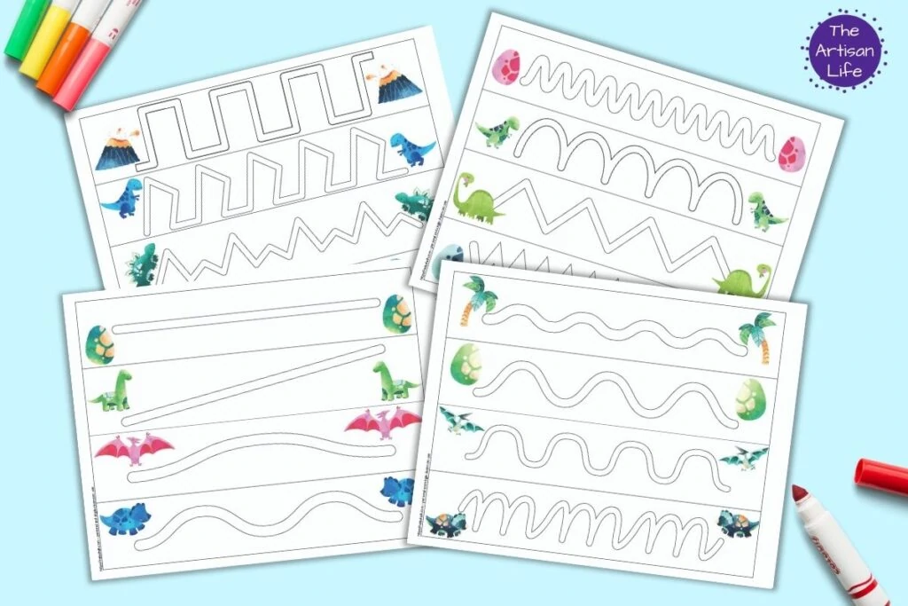 Free Printable Dinosaur Matching Game (for your dino-loving child) - The  Artisan Life