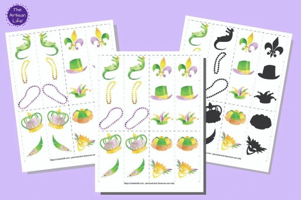 Printable Mardi Gras Synonyms Party Game — Print Games Now