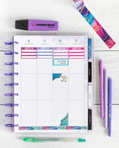 Free Printable Change Contacts Reminder Planner Stickers for HPC & EC ...
