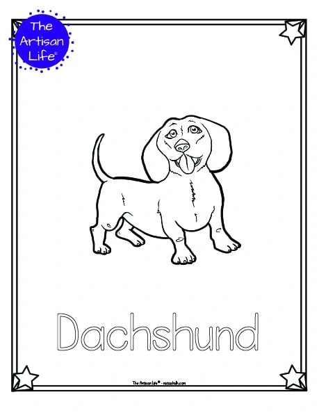 35 free printable dog breed coloring pages for kids the artisan life