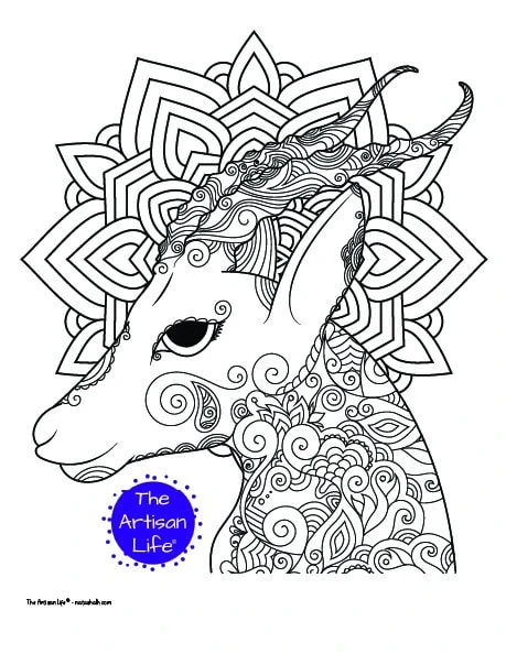 21 Free Animal Coloring Pages For Adults The Artisan Life