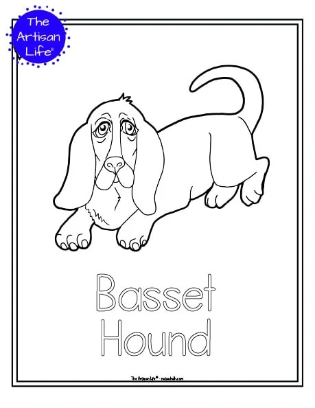 35 free printable dog breed coloring pages for kids the artisan life