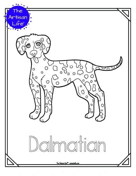 35 free printable dog breed coloring pages for kids the artisan life