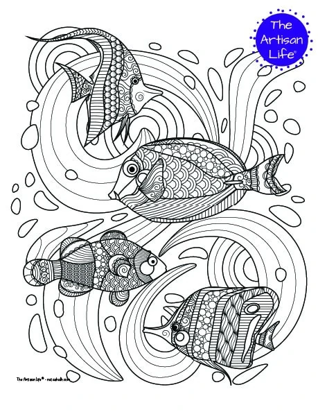 abstract coloring pages for adults difficult