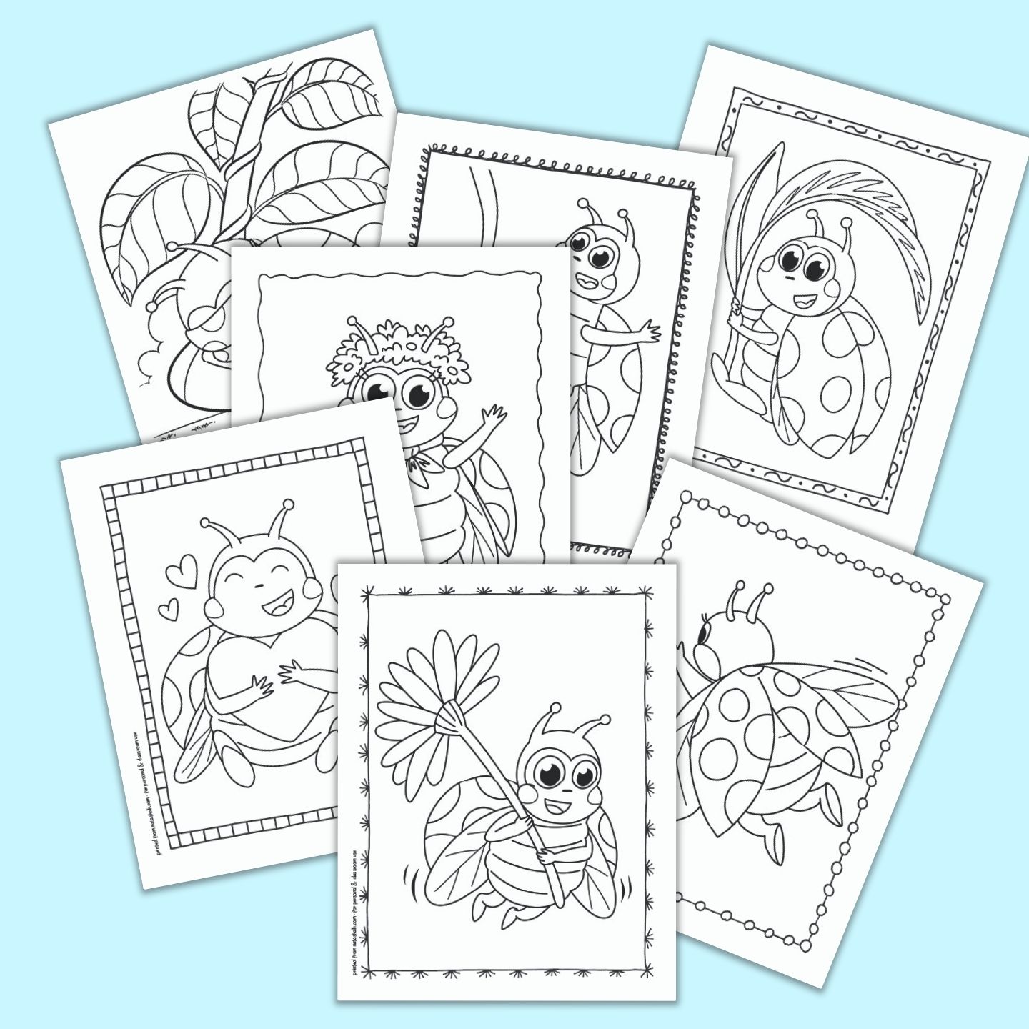 Download 15 Free Printable Ladybug Coloring Pages For Kids The Artisan Life
