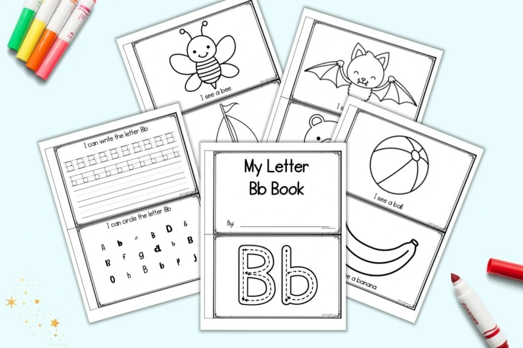 Free Printable Letter B Book - Letter B Emergent Reader For ...