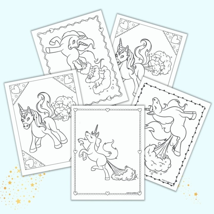 20+ Free Printable Unicorn Coloring Pages - The Artisan Life