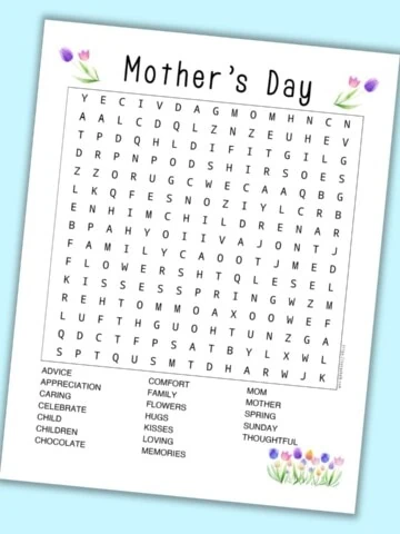 Free Printable Word Searches - The Artisan Life