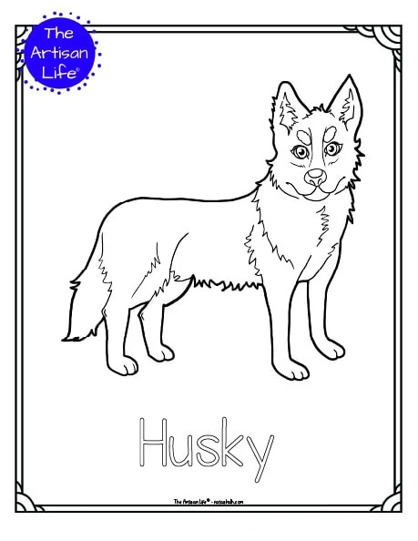 35 free printable dog breed coloring pages for kids the artisan life